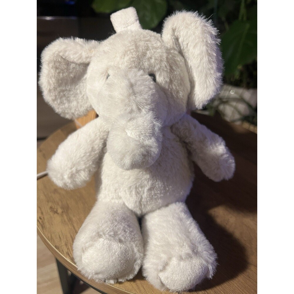 Kelly Baby 10" Cuddle Gray Plush Elephant w/ Rattle & Crinkle Ears